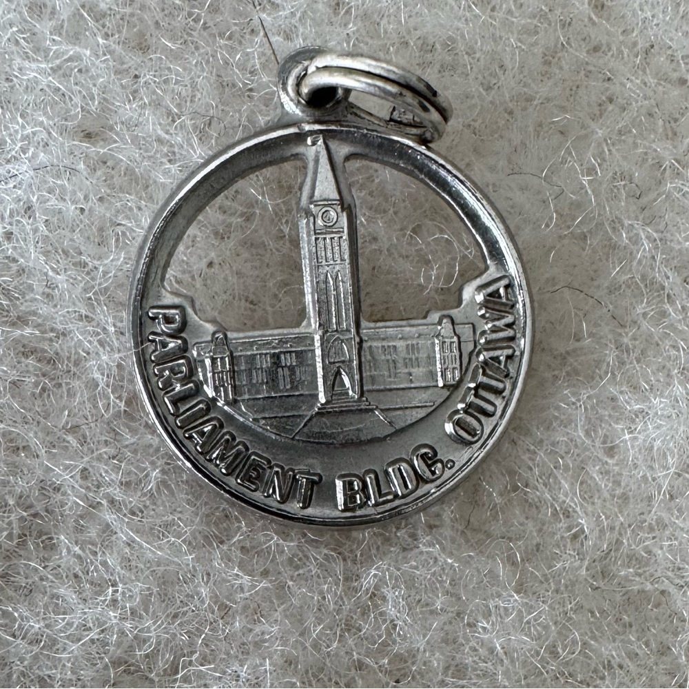 2/$30 Sterling Silver Parliament Building Charm